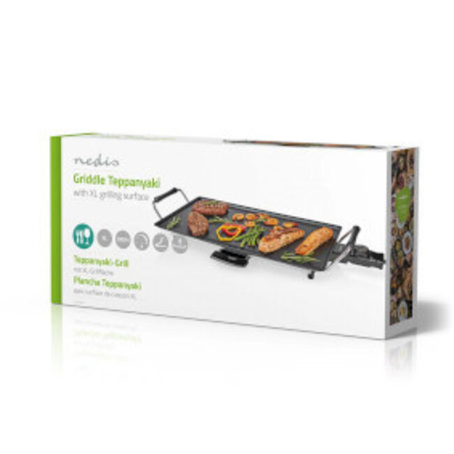 Teppanyaki Tafelgrill | Bakoppervlak (l x b): 47.5 x 26.5 cm | 5 Warmte Standen