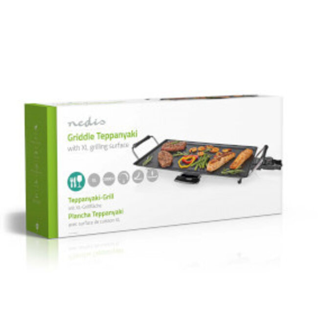 Teppanyaki Tafelgrill | Bakoppervlak (l x b): 47.5 x 26.5 cm | 5 Warmte Standen