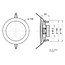 DL 10 - 8 Ohm - 10 cm (4") plafondluidspreker