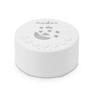 Nedis White Noise Machine | 18 Sound Options | 1 W | Maximale batterijduur: 18 uur | Dimbaar Licht | Tijdschakelaar | Wit