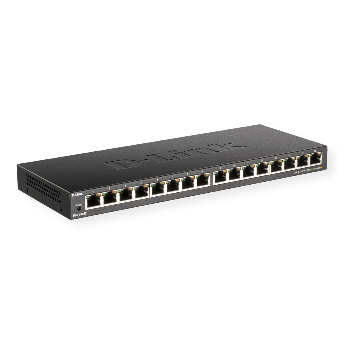 D-LINK DGS 1016S - Switch - onbeheerd - 16 x 101001000 - desktop -