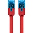 Goobay CAT 6A Flat Patch Cable U/UTP, red 2 m