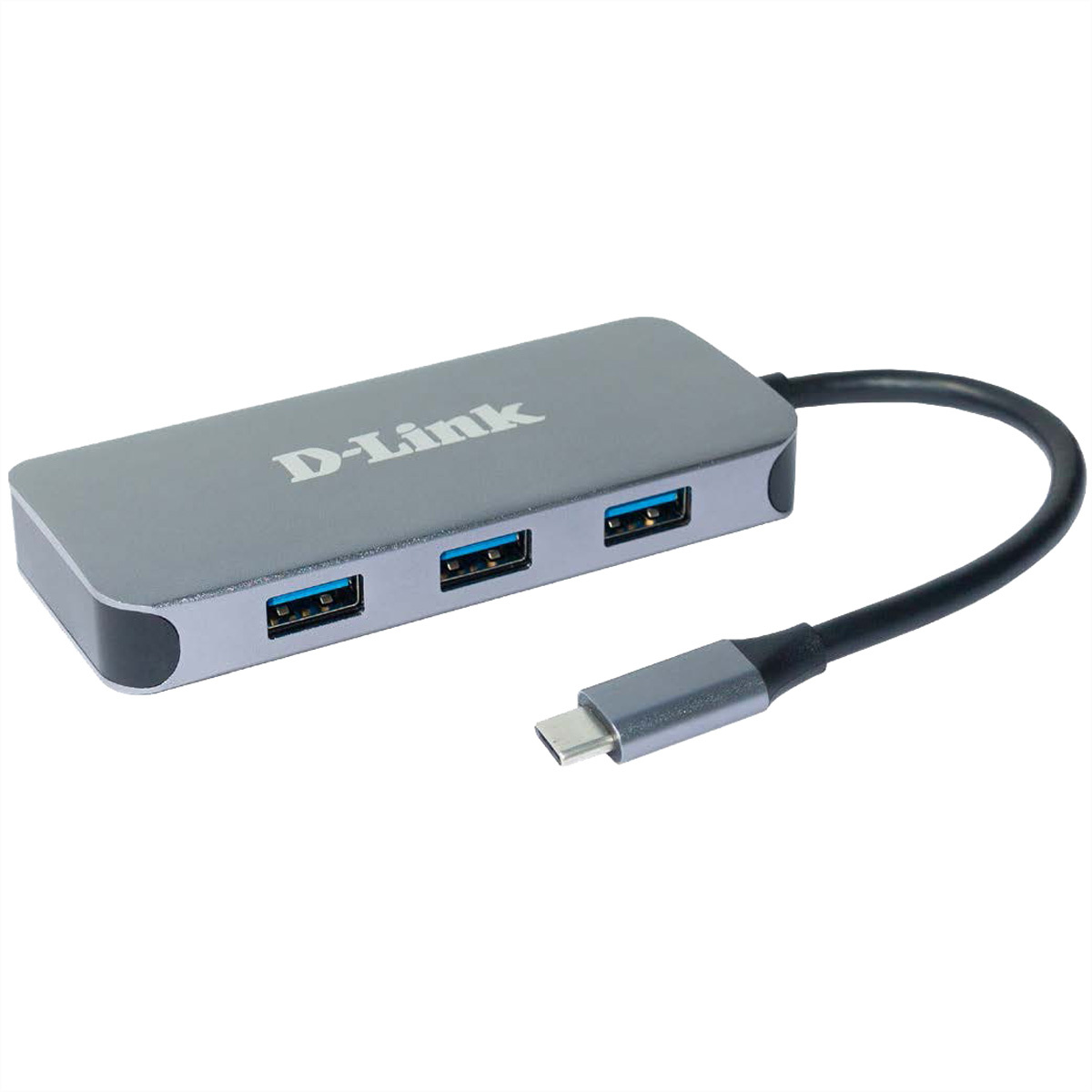 D-Link DUB-2335 interface hub USB Type-C 5000 Mbit/s Grijs