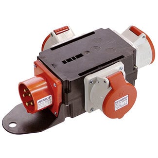 Bachmann BACHMANN CEE Adapter CEE 400 V/16 A , 3x16A 5p400V, IP44