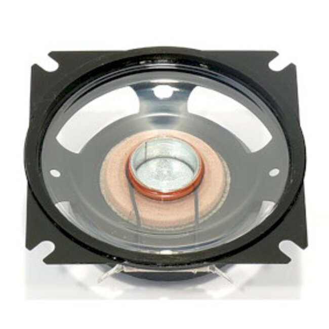SL87 WPM 4 Ohm waterdichte 8 cm (3,3") fullrange luidspreker met een transparante kunststof conus en rubberen afdichtring