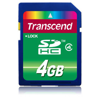 TRANSCEND INFORMATION Transcend TS4GSDHC4 flashgeheugen 4 GB SDHC