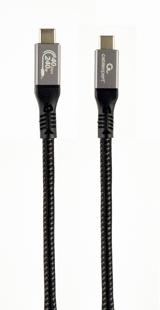 USB4 Type-C laad- & datakabel, 40 Gbps, 240 W, 1.5 m