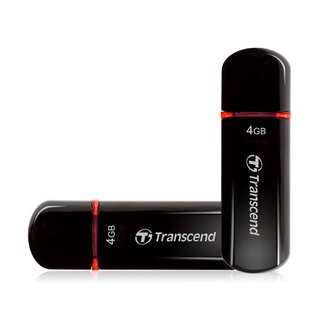 TRANSCEND INFORMATION Transcend JetFlash 600 USB flash drive 4 GB 2.0 USB-Type-A-aansluiting Zwart