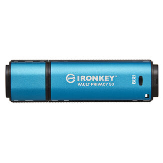 KINGSTON TECHNOLOGY Kingston Technology IronKey 8GB Vault Privacy 50 AES-256 versleuteling, FIPS 197