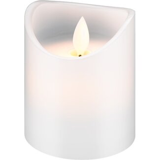 Goobay Goobay LED Real Wax Candle, White, 7.5 x 10 cm