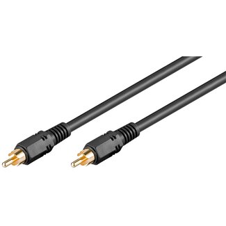 Goobay Goobay Coaxial Digital/Audio Connector Cable, RCA S/PDIF, Double Shielded 2 m