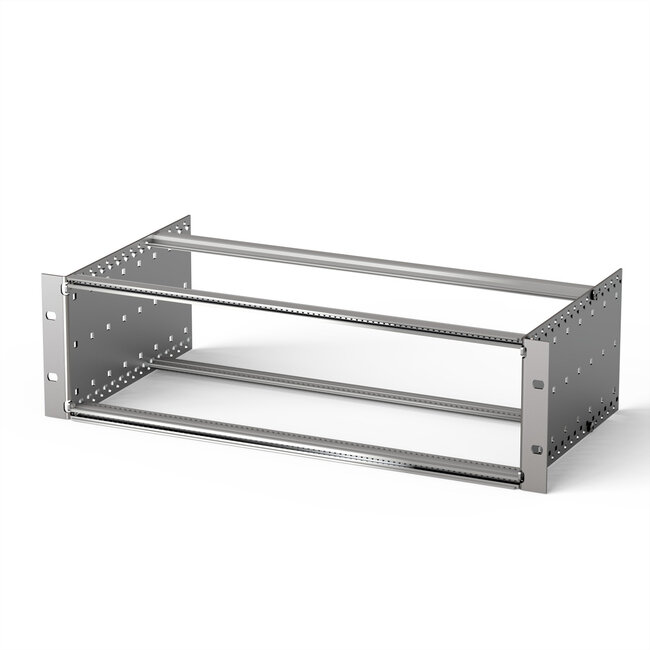 SCHROFF EuropacPRO 19" moduledrager voor backplane, licht, niet afgeschermd, 3 HE, 235 mm