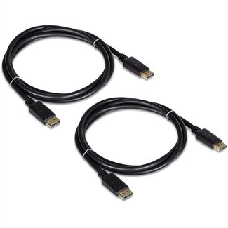 Trendnet TRENDnet TK-DP06/2 DisplayPort 1.2 Kabel, 2 Stuks, zwart, 1,8 m