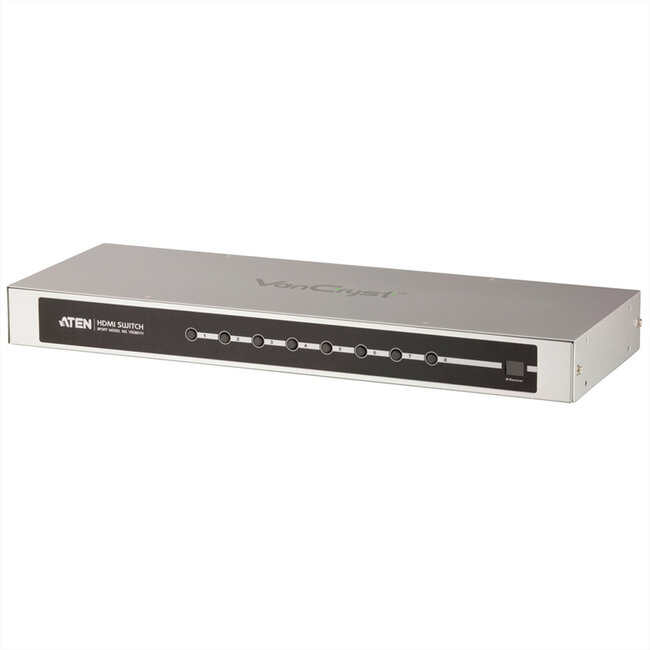 ATEN VS0801H 8-poorts HDMI A/V-switch met infrarood afstandsbediening