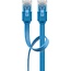 Goobay CAT 6 Flat Patch Cable, U/UTP, blue 1 m