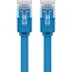 Goobay CAT 6 Flat Patch Cable, U/UTP, blue 1 m