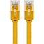 Goobay CAT 6 Flat Patch Cable, U/UTP, yellow 2 m