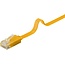 Goobay CAT 6 Flat Patch Cable, U/UTP, yellow 2 m