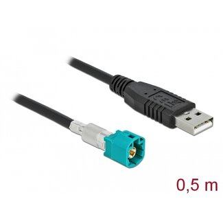 DeLOCK Delock Cable HSD Z male to USB 2.0 Type-A male 0.5 m