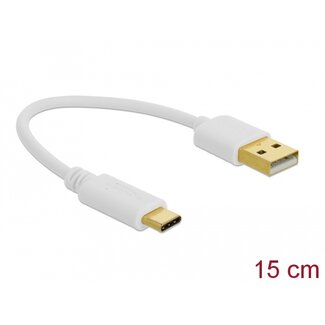 DeLOCK Delock USB Charging Cable Type-A to USB Type-C™ 15 cm