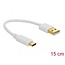 Delock USB Charging Cable Type-A to USB Type-C™ 15 cm