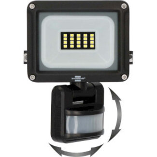 Brennenstuhl LED Spotlight JARO 1060 P (LED Floodlight voor wandmontage voor buiten IP65, 10W, 1150lm, 6500K, met bewegingsmelder)