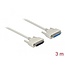 Delock Serial Cable D-Sub 25 male to female 3 m
