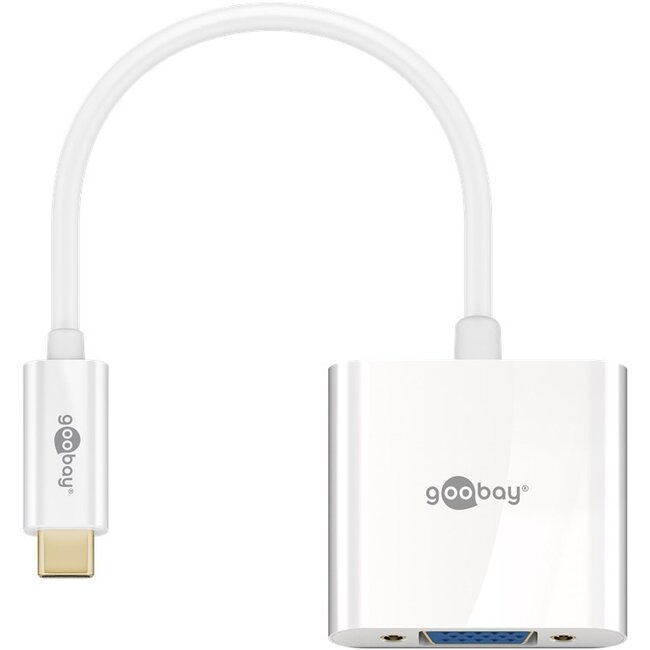 Goobay USB-C™ VGA Aadapter, White