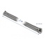 Delock Braided Sleeve with zip fastener heat-resistant 2 m x 50 mm grey