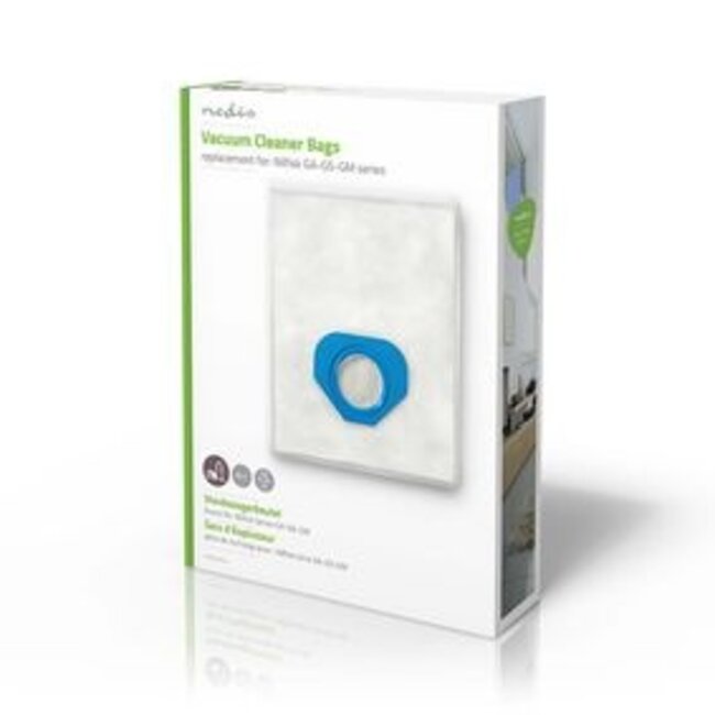 Stofzuigerzak | 4 Stuks | Synthetisch | Meest verkocht voor: Nilfisk | Wit