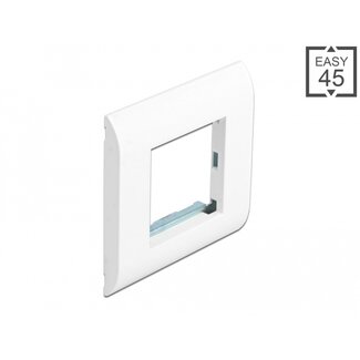 DeLOCK Delock Easy 45 Module Holder with Frame 80 x 80 mm white