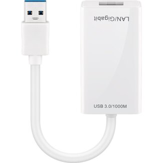 Goobay Goobay USB 3.0 Gigabit Ethernet Network Converter, White