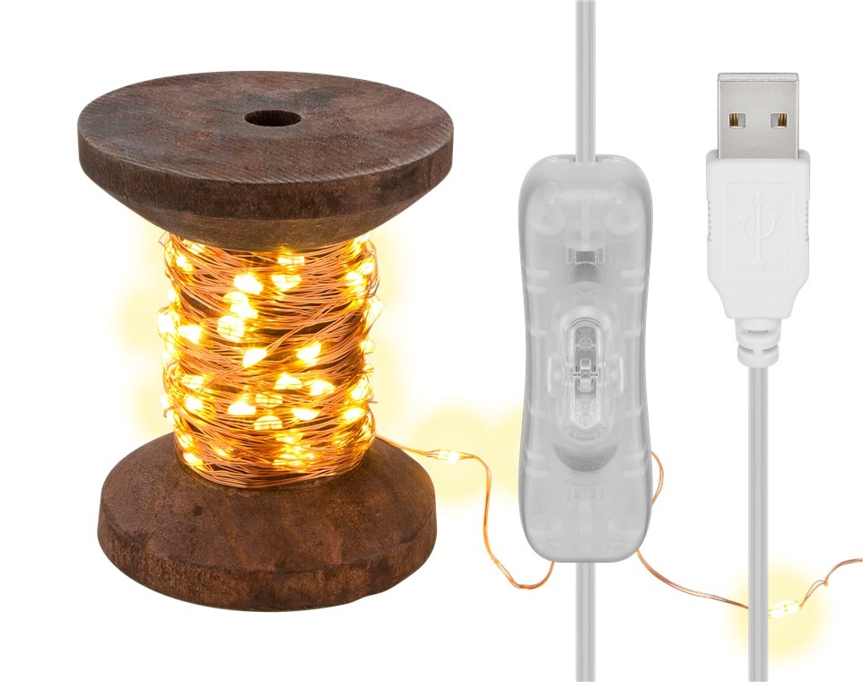 Goobay LED Light Chain"Yarn Bobbin", small |