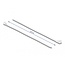 Delock Cable ties reusable L 200 x W 4.8 mm 100 pieces white