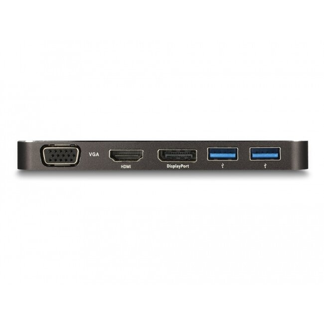 Delock USB Type-C™ 3.2 Dockingstation 4K HDMI DP / 1080p VGA, USB Hub und PD 3.0