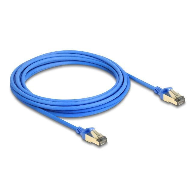 Delock RJ45 Network Cable Cat.8.1 F/FTP Slim 5 m blue
