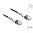 Delock RJ45 Network Cable with double bend protection Cat.6A UTP Slim 3 m black