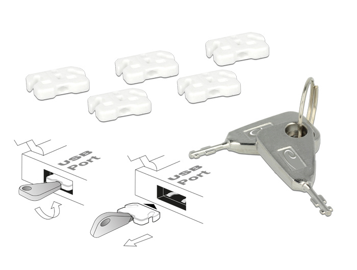 Delock USB poort blocker USB-A