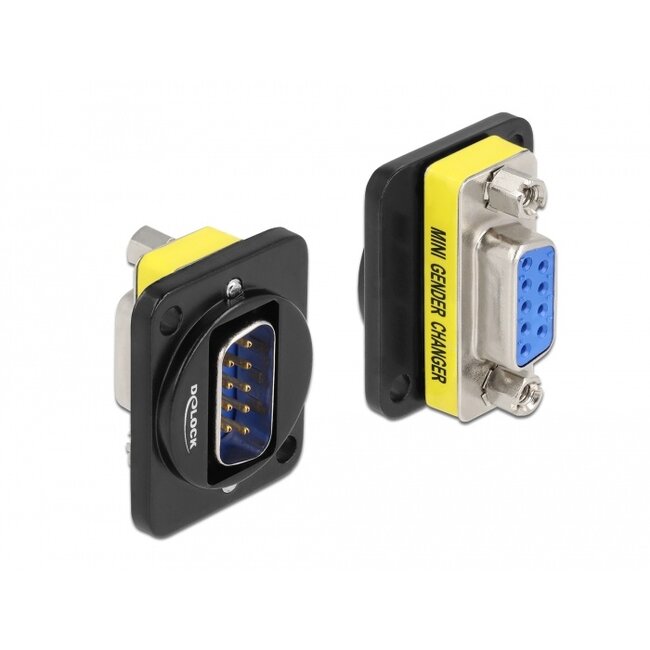 Delock D-Type Module DB9 plug to DB9 female
