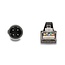Delock M12 Cable D-coded 4 pin male to RJ45 male PUR (TPU) 2 m