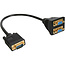 InLine® VGA Y-adapterkabel, VGA M naar 2x VGA V