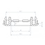 Delock Easy 45 Module Holder for installation trunking 85 x 80 mm