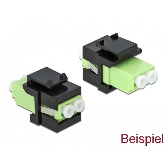 Delock Keystone cover black for fibre couplers 10 pieces