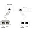 Delock RJ45 Port Doubler 1 RJ45 plug > 2 RJ45 jack (1x Ethernet, 1x ISDN)