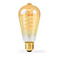 LED-Filamentlamp E27 | ST64 | 3.8 W | 250 lm | 2100 K | Dimbaar | Extra Warm Wit | Retrostijl | 1 Stuks