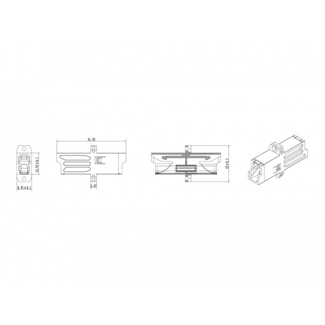 Delock Optic Fiber Coupler E2000 Simplex female to Simplex female Single-mode green