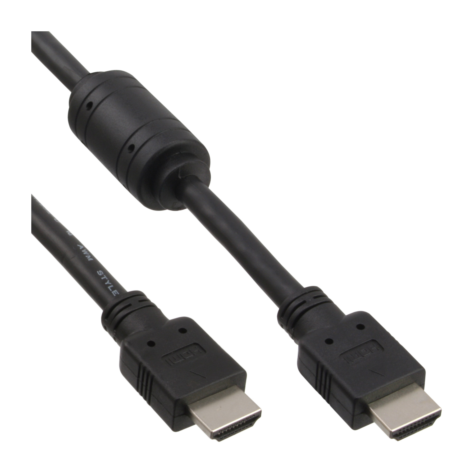 InLine 1m HDMI-HDMI. Snoerlengte: 1 m, Aansluiting 1: HDMI Type A (Standaard), Aansluiting 1 type: Mannelijk, Aansluiting 2: HDMI Type A (Standaard), Aansluiting 2 type: Mannelijk,