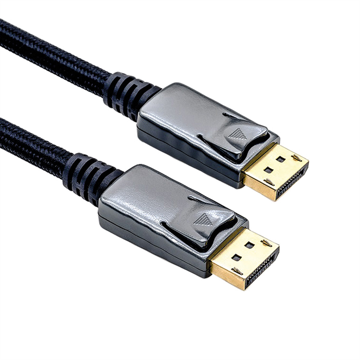 Roline ROLINE 11.04.5880. Lengte snoer: 1 m, Aansluiting 1: DisplayPort, Aansluiting 2: DisplayPort