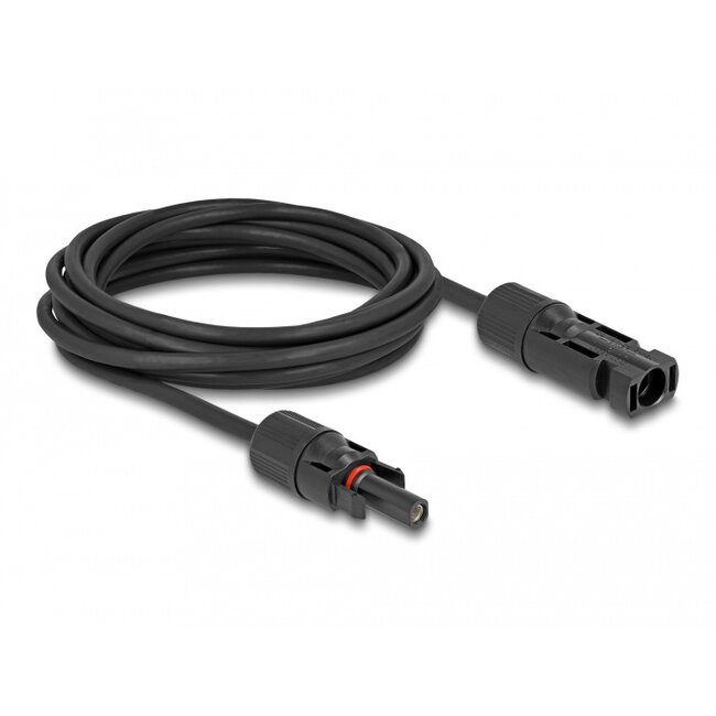 Delock DL4 Solar Cable 4 mm² male to female 5 m black