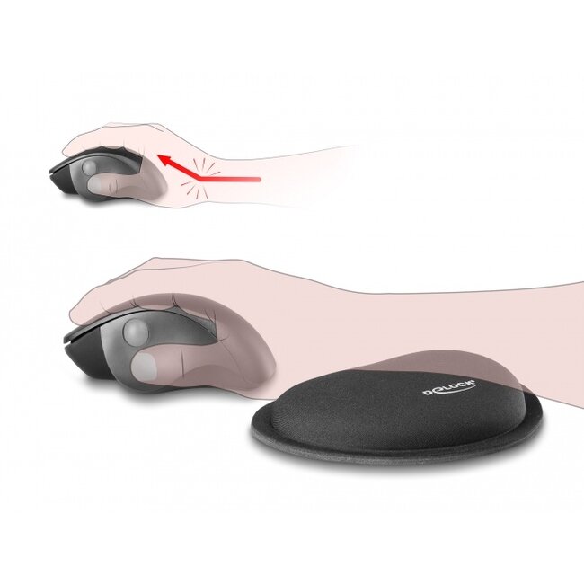 Delock Wrist Rest for Mouse black